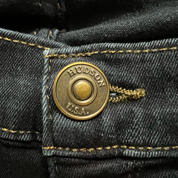 Hudson Women's Jeans Nico Midrise Super Skinny Blue Denim Stretch Size 25 - Picture 3 of 8